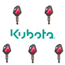5x Kubota Ignition Keys 459a Excavator Backhoe Skid Steer Track Loader W Logo