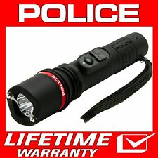Police Stun Gun 305 700 Bv Rechargeable Led Flashlight Black
