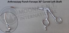 Arthroscopy 4mm Punch Forcep 30 Left Curve Shaft Lenght 13cm Orthopedic Surgery