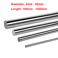 Cylinder Rail Linear Shaft 5mm - 50mm Hardened 45 Steel Smooth Rod Optical Axis