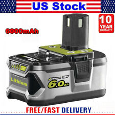 For Ryobi P108 18v One Plus High Capacity Battery 18 Volt Lithium-ion New 6.0ah