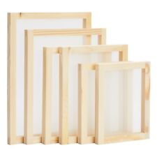 6 Pack Wood Frame Silk Screen Printing Starter Kit 110 Mesh For Beginners 4 Size