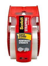 Scotch Reinforced Strength Shipping Strapping Tape 50-3m With Dispenser Clear