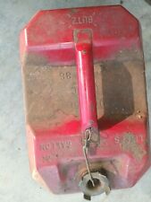 Vintage Used Mcas Blitz Metal Gas Can Spare Fuel Tank 2.5 Gallon 9.5 Liters
