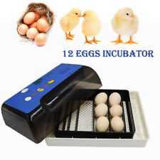 12 Eggs Incubator Automatic Chicken Quail Chick Hatcher Incubators For Hatching