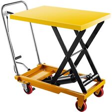 Hydraulic Lift Table Cart 600lbs Capacity Hydralic Scissor Cart