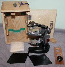 Unitron Ads-1 Microscope 1970s Wwood Case Key