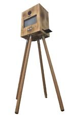 Wooden Photo Booth With Built-in Lcd Display