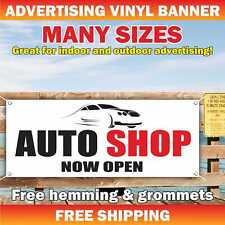 Auto Shop Advertising Banner Vinyl Mesh Sign Service Repair Garage Part Mechanic