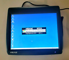 Micros Ws5a Workstation Touchscreen Pos Terminalregister 400814-101 With Stand
