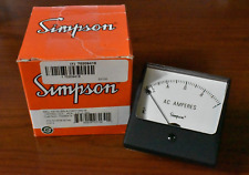 Simpson 03130 Analog Panel Meter Ac Current 0a To 1a