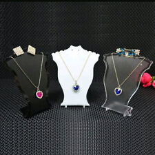 Acrylic Mini Necklace Display Mannequin Pendant Model Jewelry Holder Showcase