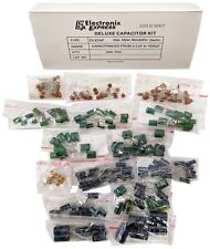 220 Piece Capacitor Assortment - Includes Disk Mylar Monolithic And Electro