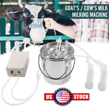 Electric Portable Milking Machine Cowgoatsheep Milker Vacuum Pump Tool 2024