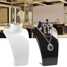 Plastic Mannequin Bust Jewelry Necklace Pendant Earring Display Au Holder U5c0