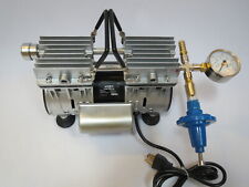 Twin Piston Oil-less Vacuum Pump Control 4.5cfm 12hp Cow Goat Milker Pulsator