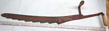 Vintage Hay Knife Saw 36 Inches Farm Tool Red