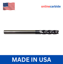 516 4 Flute Long Carbide End Mill - Tialn Coated