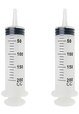 200ml Large Plastic Syringe For Scientific And Industrial Use Pack Of 2