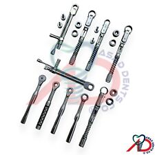 Dental Implant Universal Torque Ratchet Wrench 4.0 6.35 With Hex Square Drivers