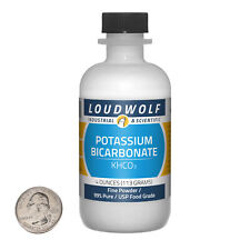 Potassium Bicarbonate 4 Ounce Bottle 99 Pure Usp Food Grade Fine Powder