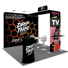 10ft Portable Trade Show Display Booth Exhibition Expo With Custom Graphic Print