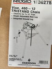 Rigid Tristand Pipe Vise Model 460 - 12 18 - 12 Adjustable Rear Leg No Box