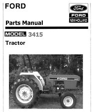 3415 Tractor Master Service Part Manual Ford 3415 4 Cylinder Compact Tractor