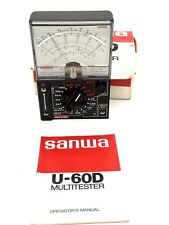 Vintage- Sanwa - Electronics Analog Multi-meter- Model U60d