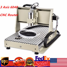 3 Axis 6040 Cnc Router Engraving Drilling Milling Machine Cutter Engraver 1500w