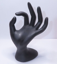Jewelry Ring Holder Craft Decoration Resin Display Stand Mannequin Hand 7 Tall