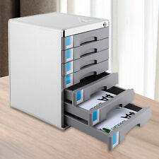 457 Drawer Desktop File Cabinet Storage Filing Cabinet W Label Lock Office
