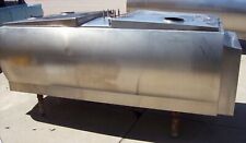 Embee 400 Gallon Flat Top Stainless Steel Bulk Milk Tank