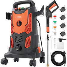 Vevor Electric Pressure Washer 2300 Psi 1.9 Gpm 1900w Cold Water Wheeled