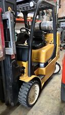 Yale Glc080 8000 Lb Forklift Propane Engine - Lift 185 10827 Hrs Solid Tires