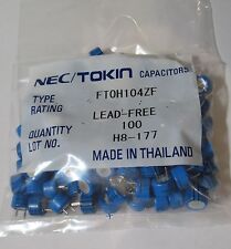 100-pack New Nec Tokin Ft0h104zf Battery Super Capacitors 5.5v Lead Free 0.10f