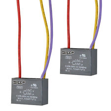 2-pack Hqrp Cbb61 Capacitor For Hampton Bay Ceiling Fan 1.5uf2.5uf 3-wire