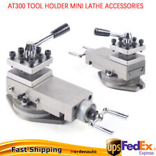 Metal Lathe Machine Tool Holder 80mm Universal At300 Lathe Tool Post Assembly