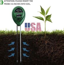 3 In 1 Digital Ph Tester Sunlight Soil Moisture Meter Detector Plant Garden Us