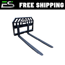 60 Heavy Duty Pallet Forks Skid Steer Quick Attach Pallet Forks - Free Shipping