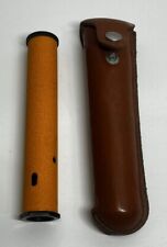 Vtg Dietzgen Surveyors Hand Sight Level With Brown Leather Sheath