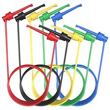 Silicone Test Leads 5pcs Test Hook To Test Hook Mini Grabber To Mini Grabber