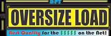 Oversize Load 2 - 1x5 Banners Sign Towing Truck Trailer 2x Lot