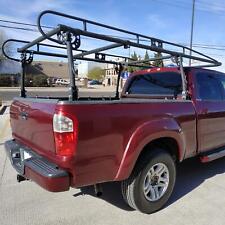 Full Size Adjustable Utility 1000 Lbs Black Pick Up Truck Ladder Lumber Rack Bed