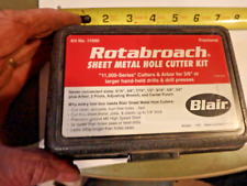 1d Mib Blair Rotabroach Sheet Metal Hole Cutter Kit 11090