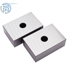 1-2-3 Blocks Single 12 Hole Matched Pair 2 Each Hardened Steel Rc 55-62 New