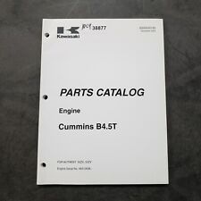 Kawasaki 50zv Wheel Loader Cummins B4.5t Diesel Engine Parts Catalog Manual