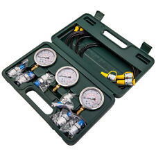 Diagnostic Pressure Tester Gauge Couplings Hydraulic Hose Kit Excavator 9000 Psi