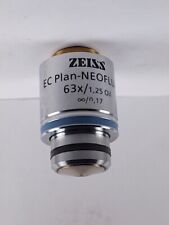 Zeiss Ec Plan-neofluar 63x 1.25 Oil M20 Infinity Microscope Objective