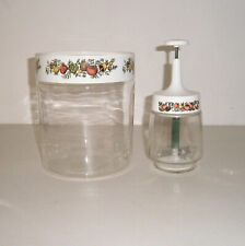 Vintage Corning Pyrex Ware Spice Of Life Nut Chopper 7.5see N Store Canister